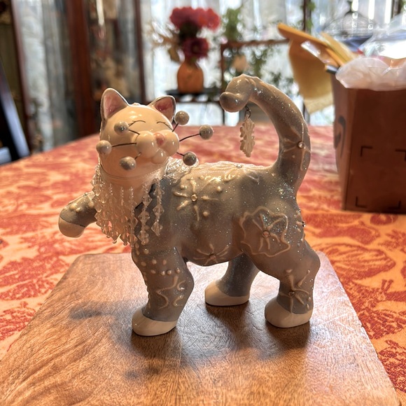Lenox Other - WhimsiClay 2004 SNOWFLAKE by Amy Lacombe Limited Edition Cat Figurine